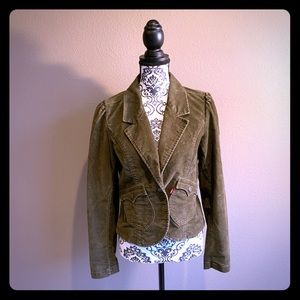 Levi’s Olive Corduroy Blazer